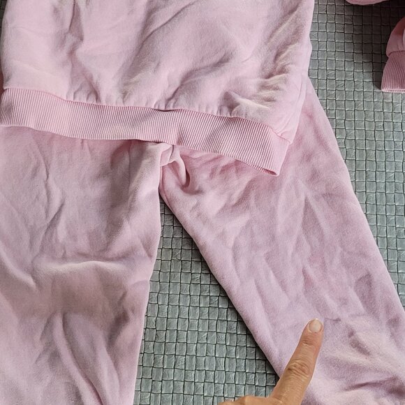 Tommy Hilfiger Girls Light Pink Cotton Blend Hoodie Sweater & Pants Set Size 3 - Picture 9 of 13